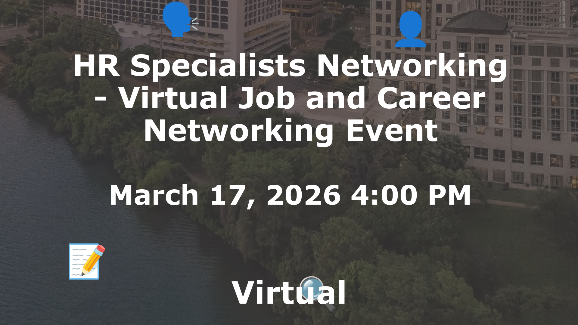 HR Specialists Networking - Virtual Job and Career Networking Event event image